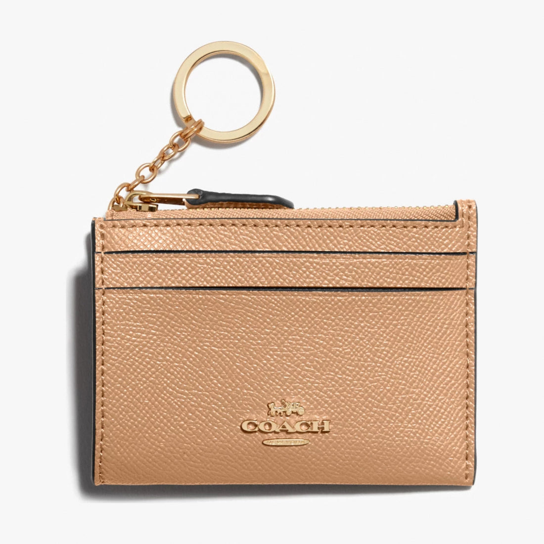 Coach Mini Skinny ID Case - Gold/Taupe