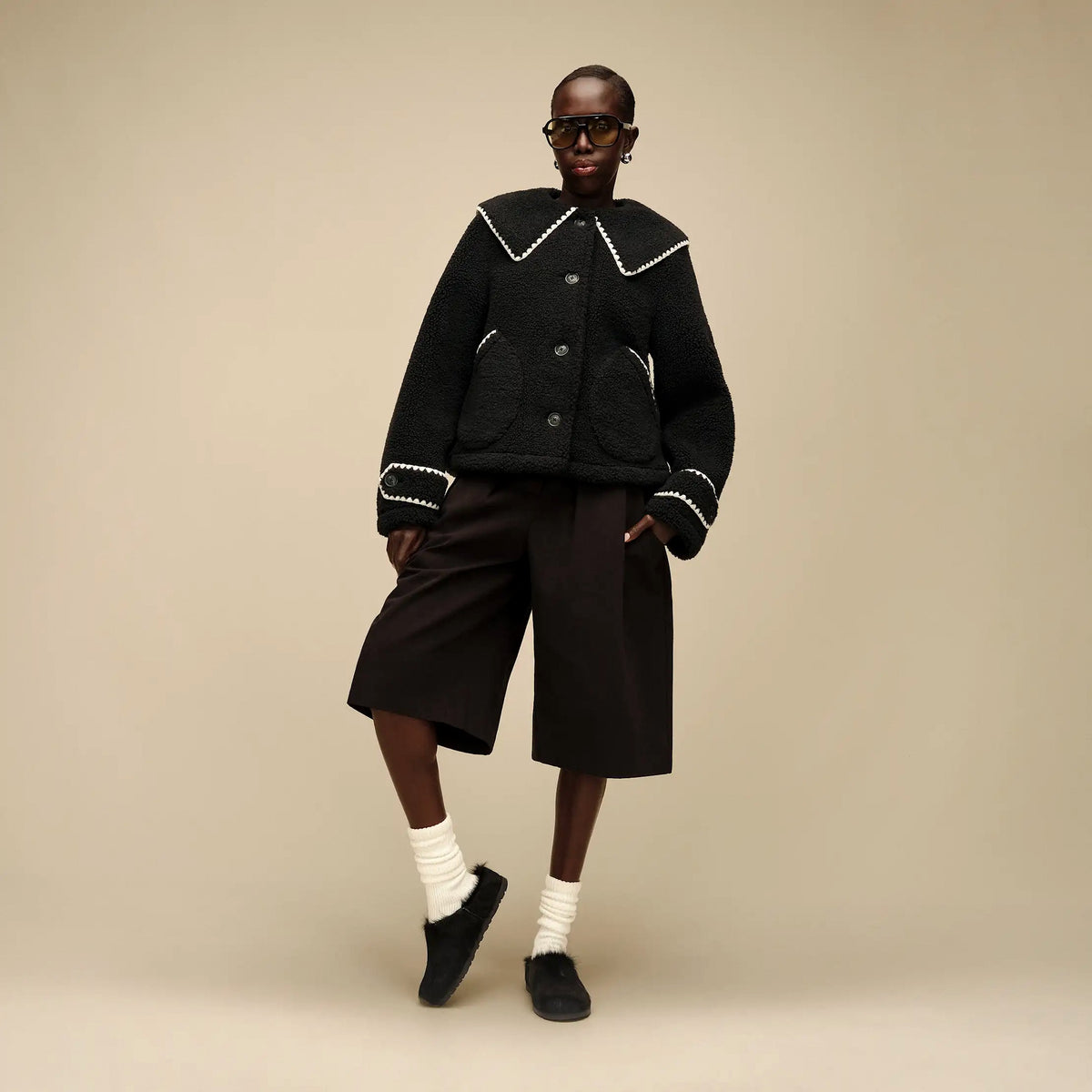UGG Nikia Collared Jacket - Black