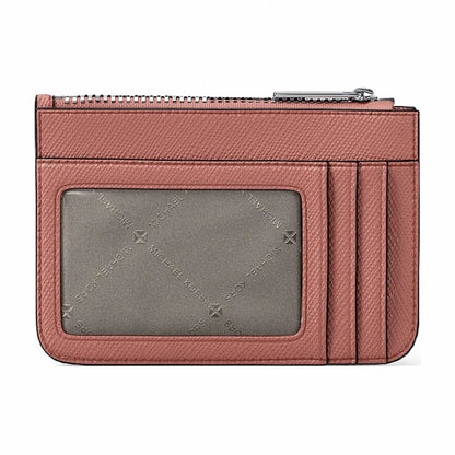 Michael Kors Jet Set Saffiano Leather Coin Purse - SUNSET ROSE