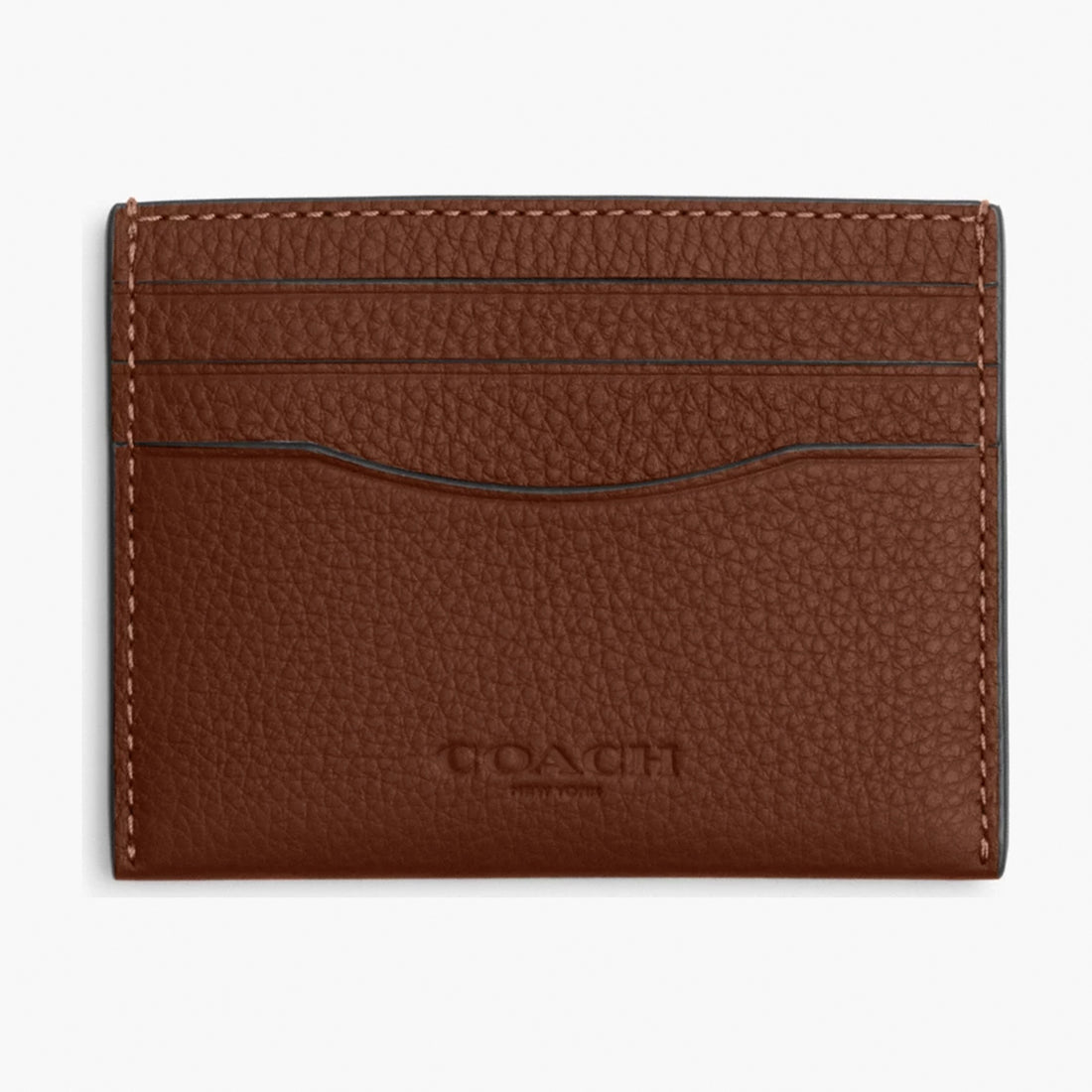Coach Slim ID Card Case - Saddle