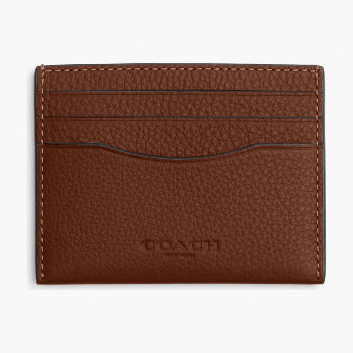 Coach Slim ID Card Case - Saddle