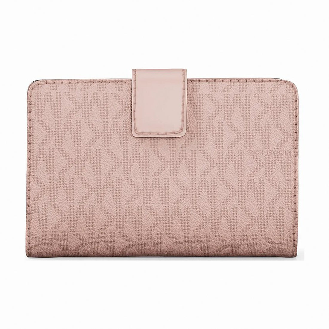 Michael Kors Jet Set Medium Signature Logo Bi-Fold Wallet - POWDER BLUSH
