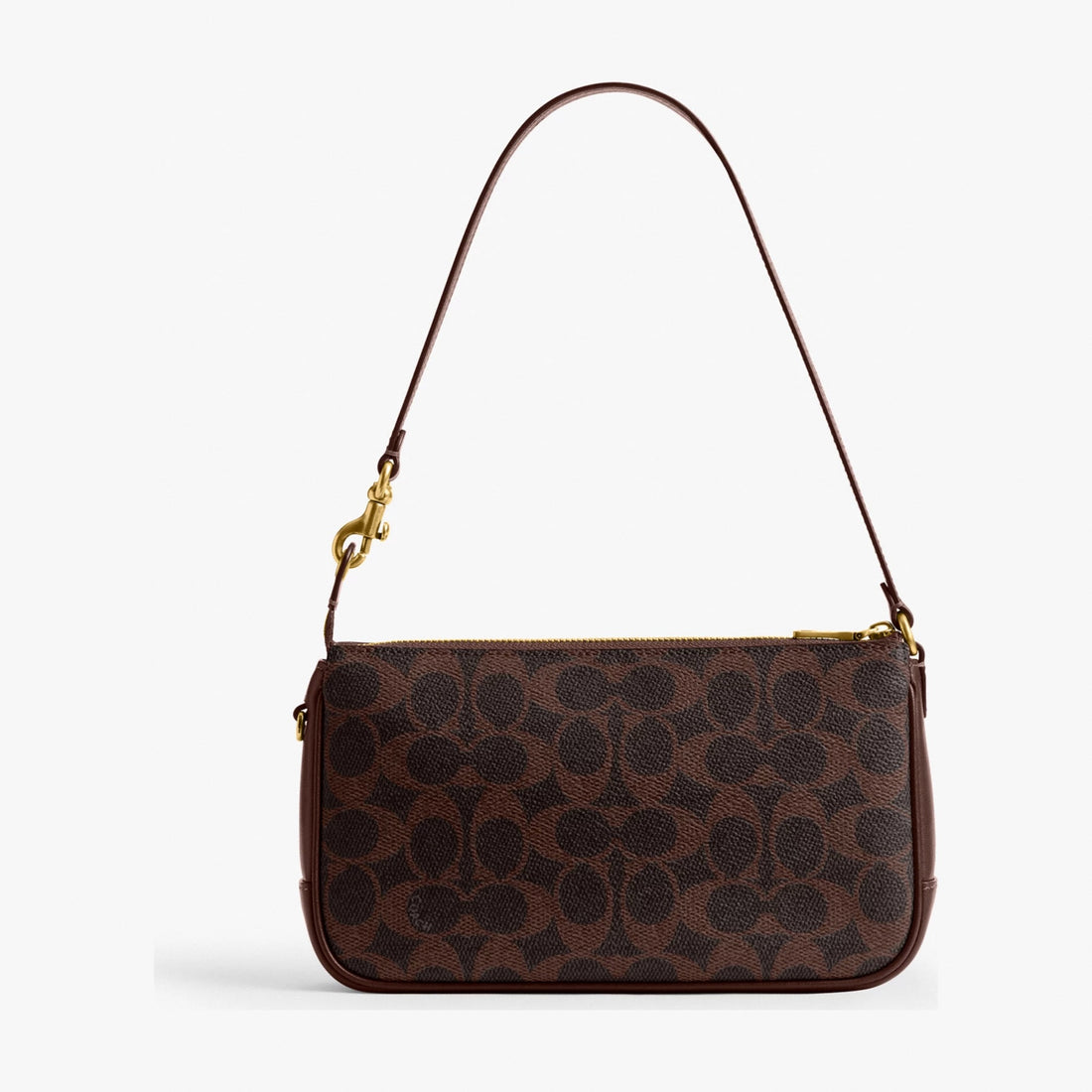 Coach Plaza Bag In Signature Canvas - Brass/Maple