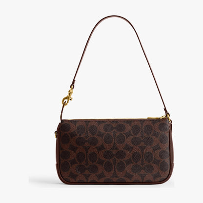 Coach Plaza Bag In Signature Canvas - Brass/Maple