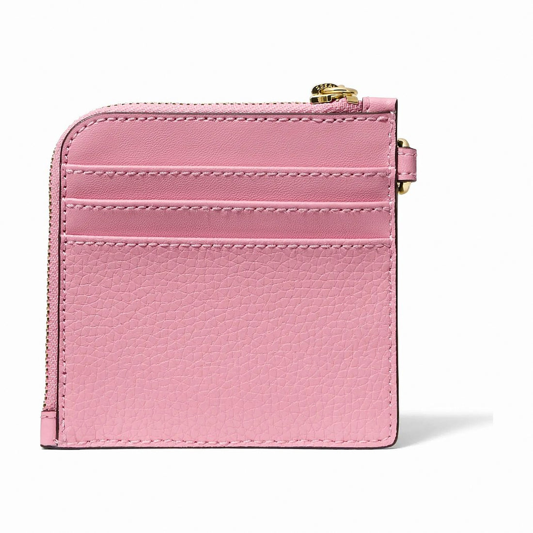 Michael Kors Jet Set Travel Pebbled Leather Chain Wallet - CARNATION