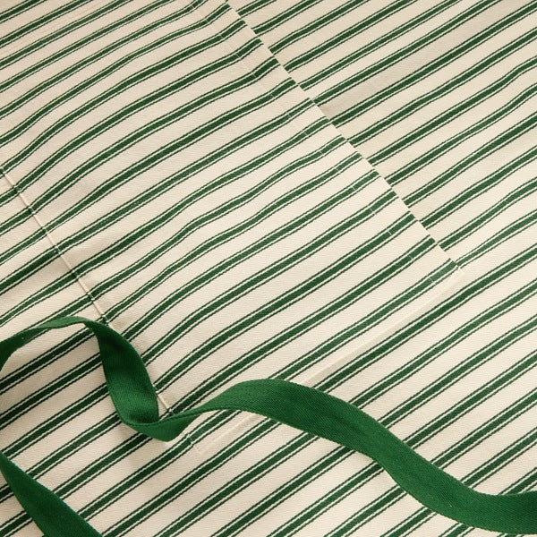 Ralph Lauren Home Ralph’s Coffee Striped Cotton Apron - White/Green