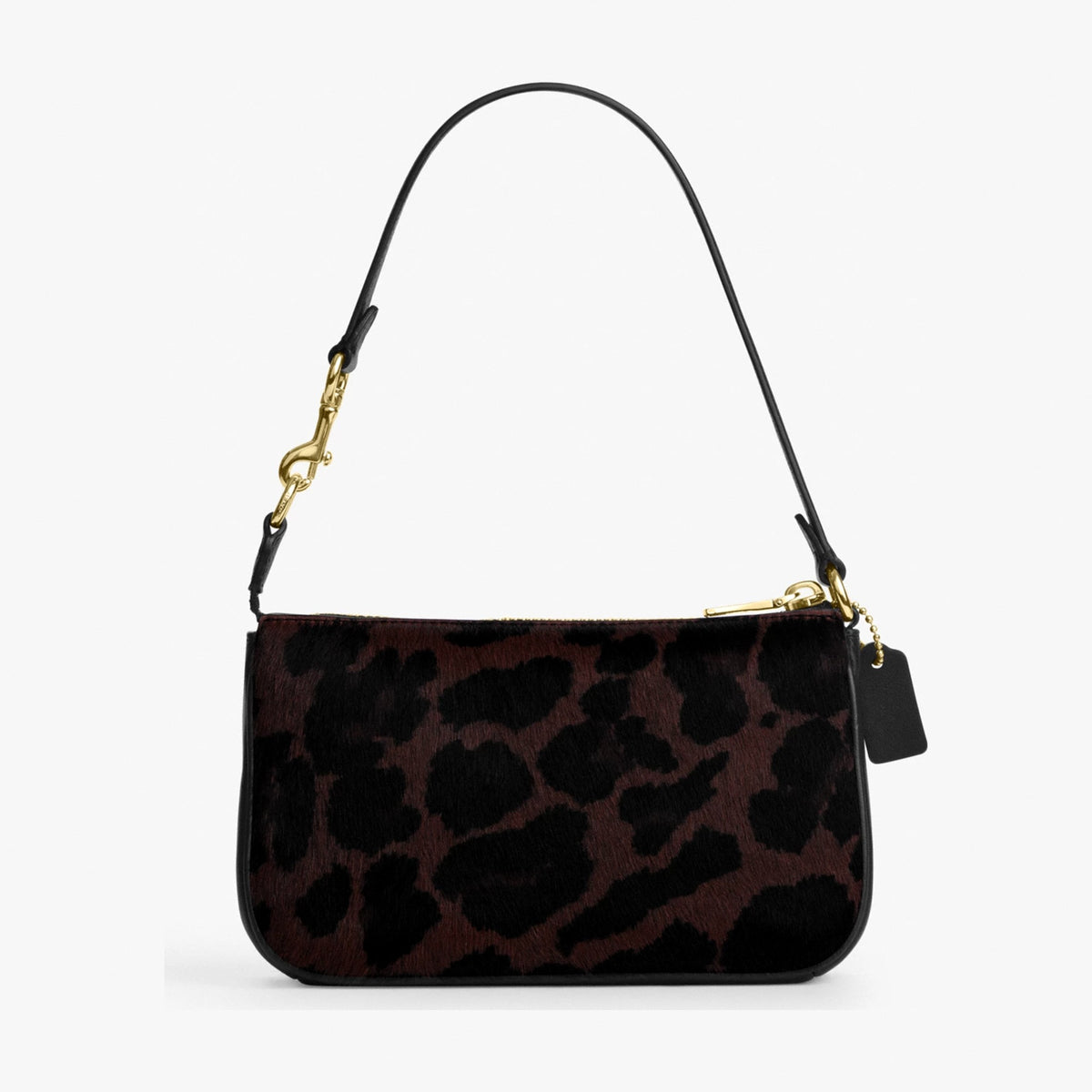 Coach Nolita 19 In Haircalf With Leopard Print - Gold/Dark Leopard