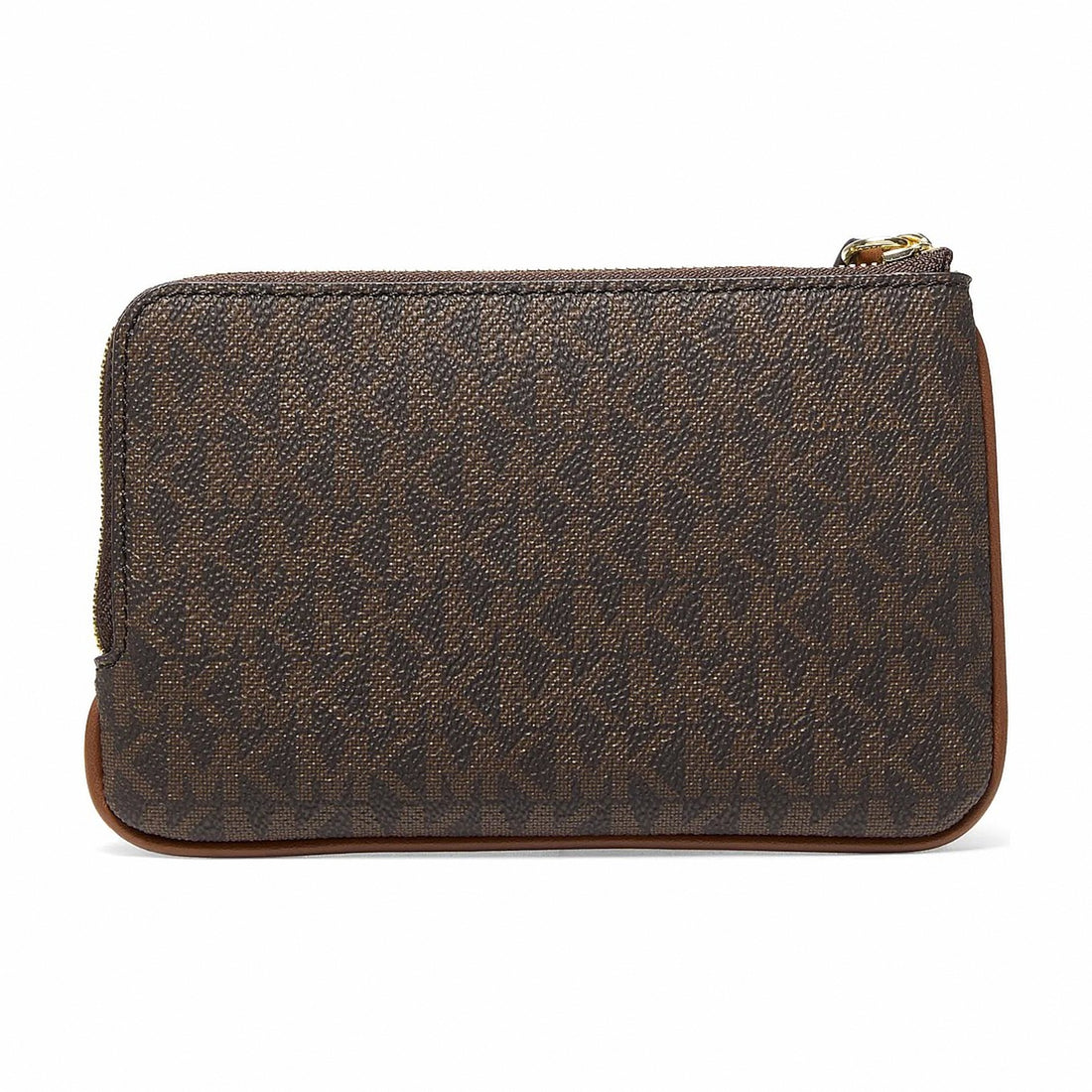 Michael Kors Jet Set Travel Small Signature Logo Wristlet - BROWN