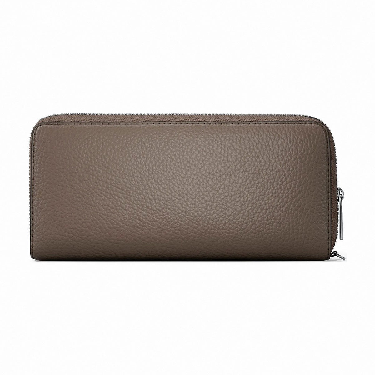 Michael Kors Large Pebbled Leather Continental Wallet - MUSHROOM