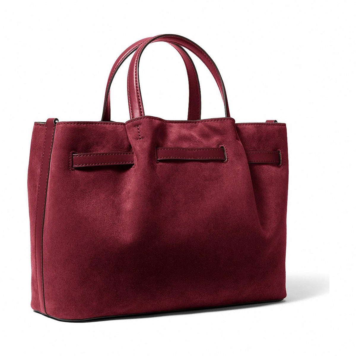 Michael Kors Carson Medium Satchel - MAROON