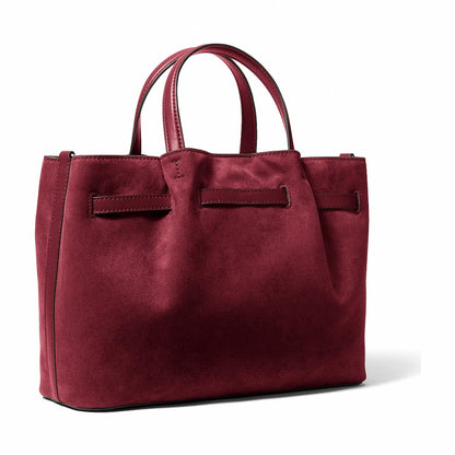 Michael Kors Carson Medium Satchel - MAROON