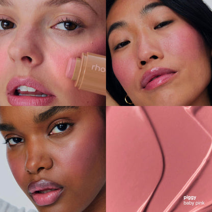 Rhode Pocket Blush Buildable Hydrating Cream Blush - Piggy - baby pink