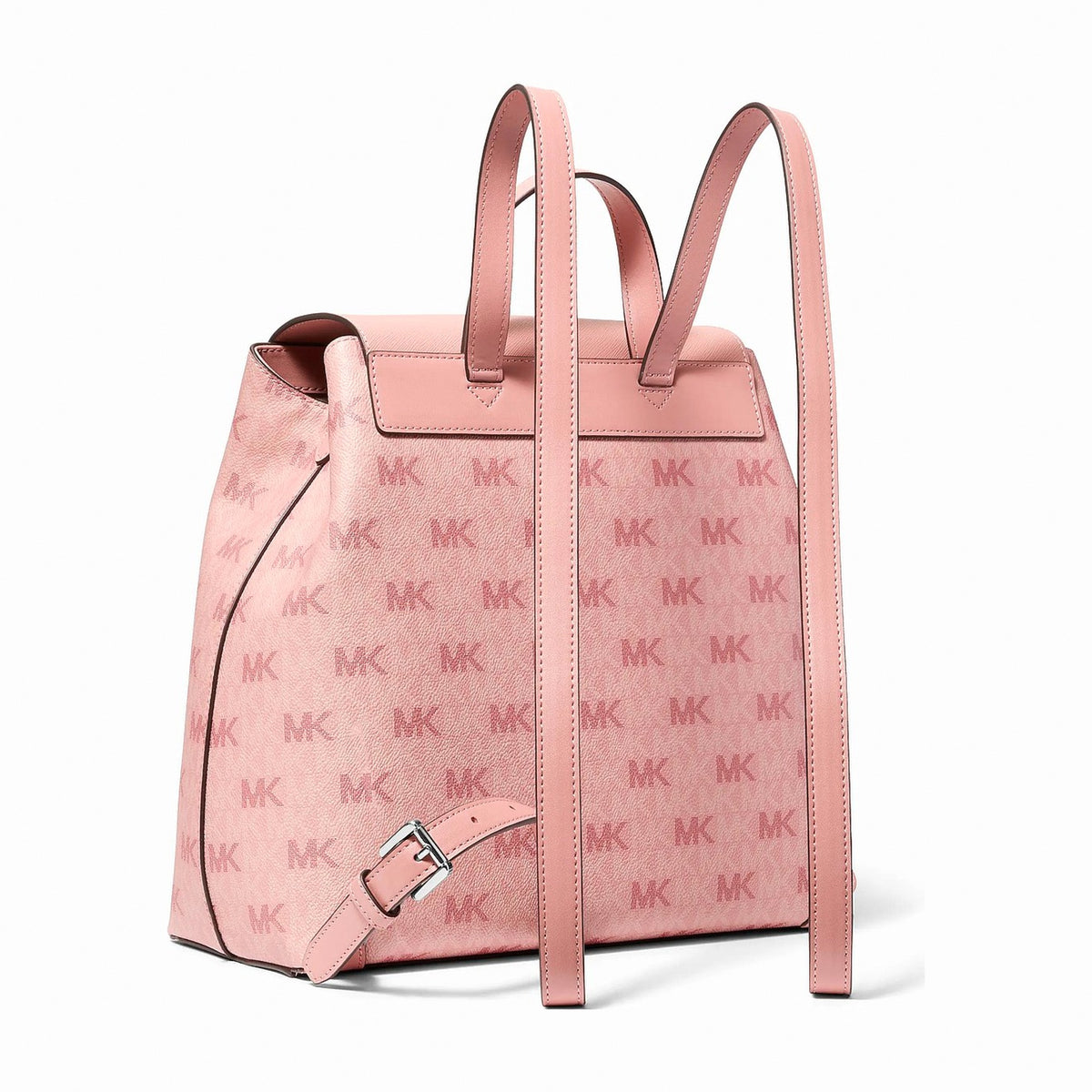 Michael Kors Maya Medium Signature Logo Backpack - SUNSET ROSE