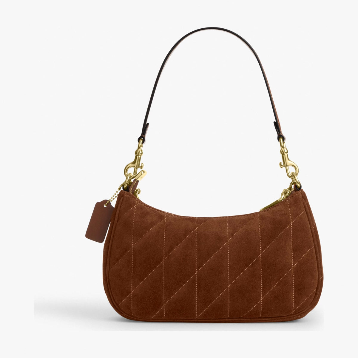 Coach Teri Shoulder Bag With Quilting - Gold/Warm Brown