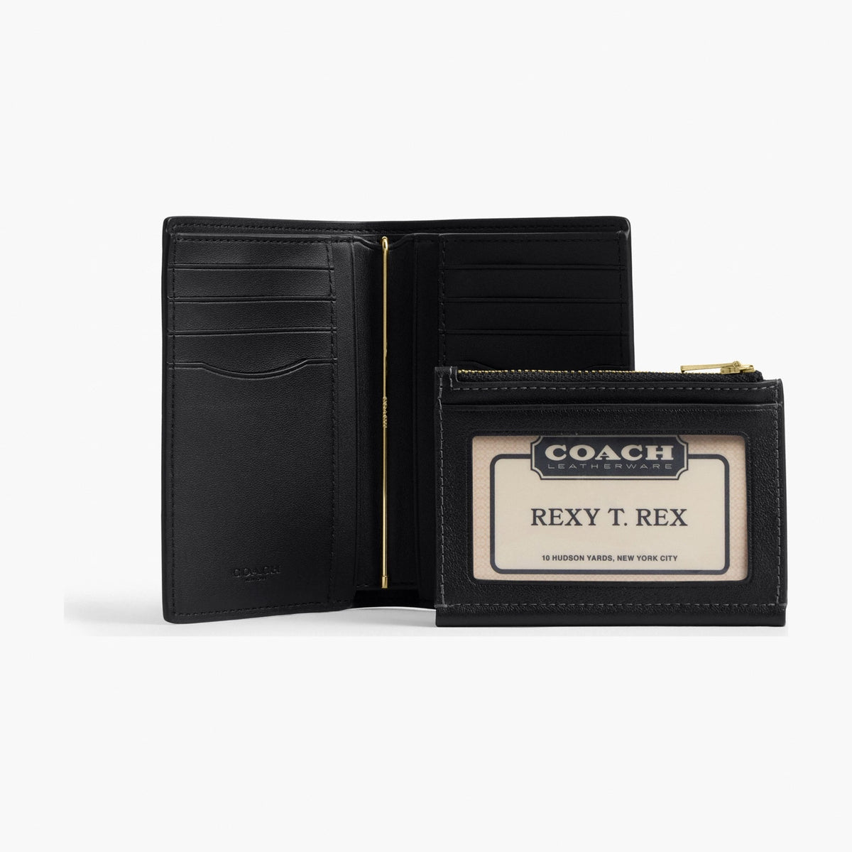 Coach 2-In-1 Wallet - Gold/Black