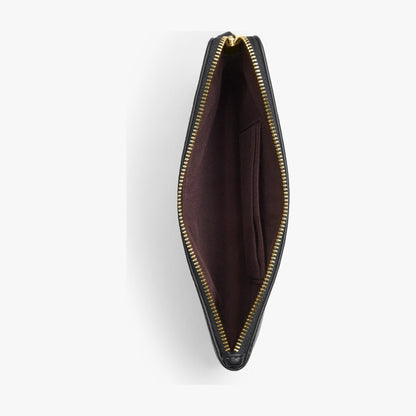 Coach Large Corner Zip Wristlet - Gold/Black