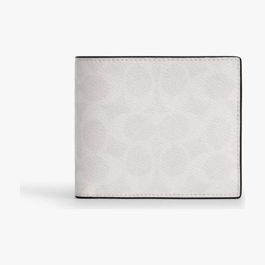 Coach 3-In-1 Wallet In Signature Canvas - Chalk & Black