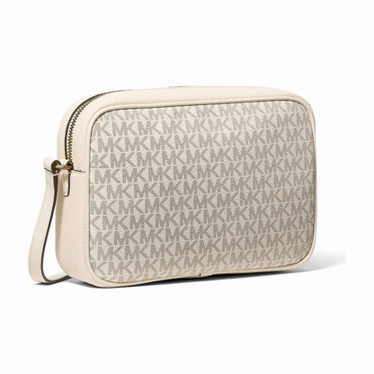 Michael Kors Jet Set Travel Large Signature logo Camera Crossbody Bag - LT CRM MULTI