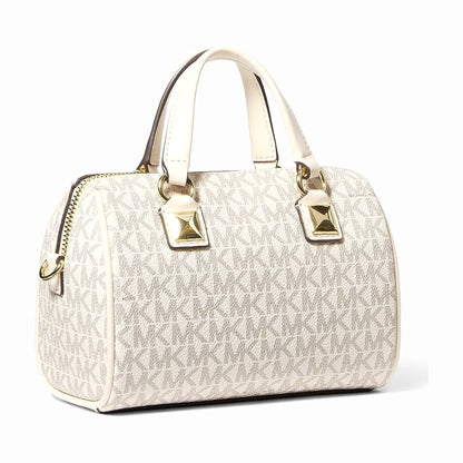 Michael Kors Grayson Small Signature Logo Duffel Crossbody Bag - LT CRM MULTI