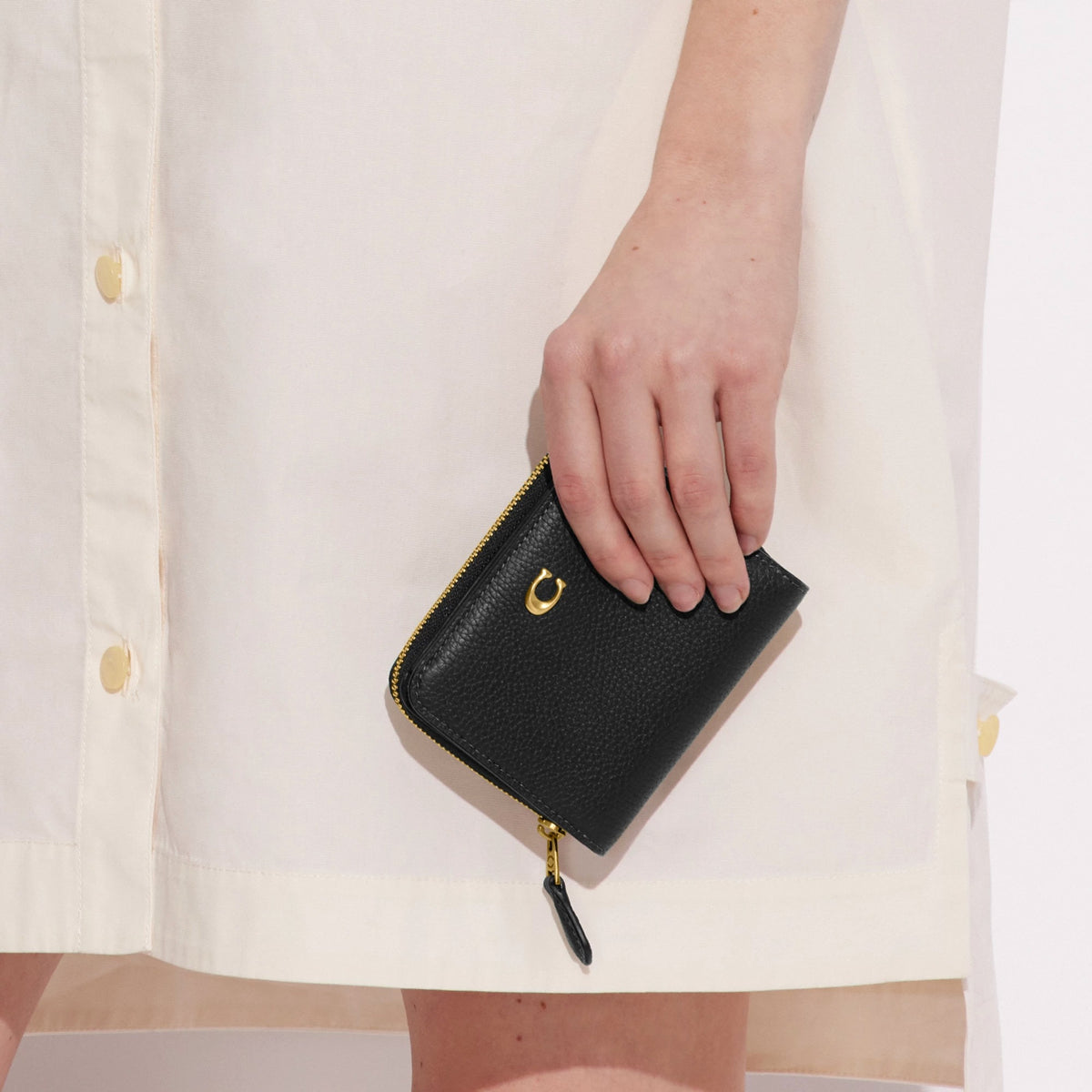 Coach Essential Billfold Wallet - Brass/Black