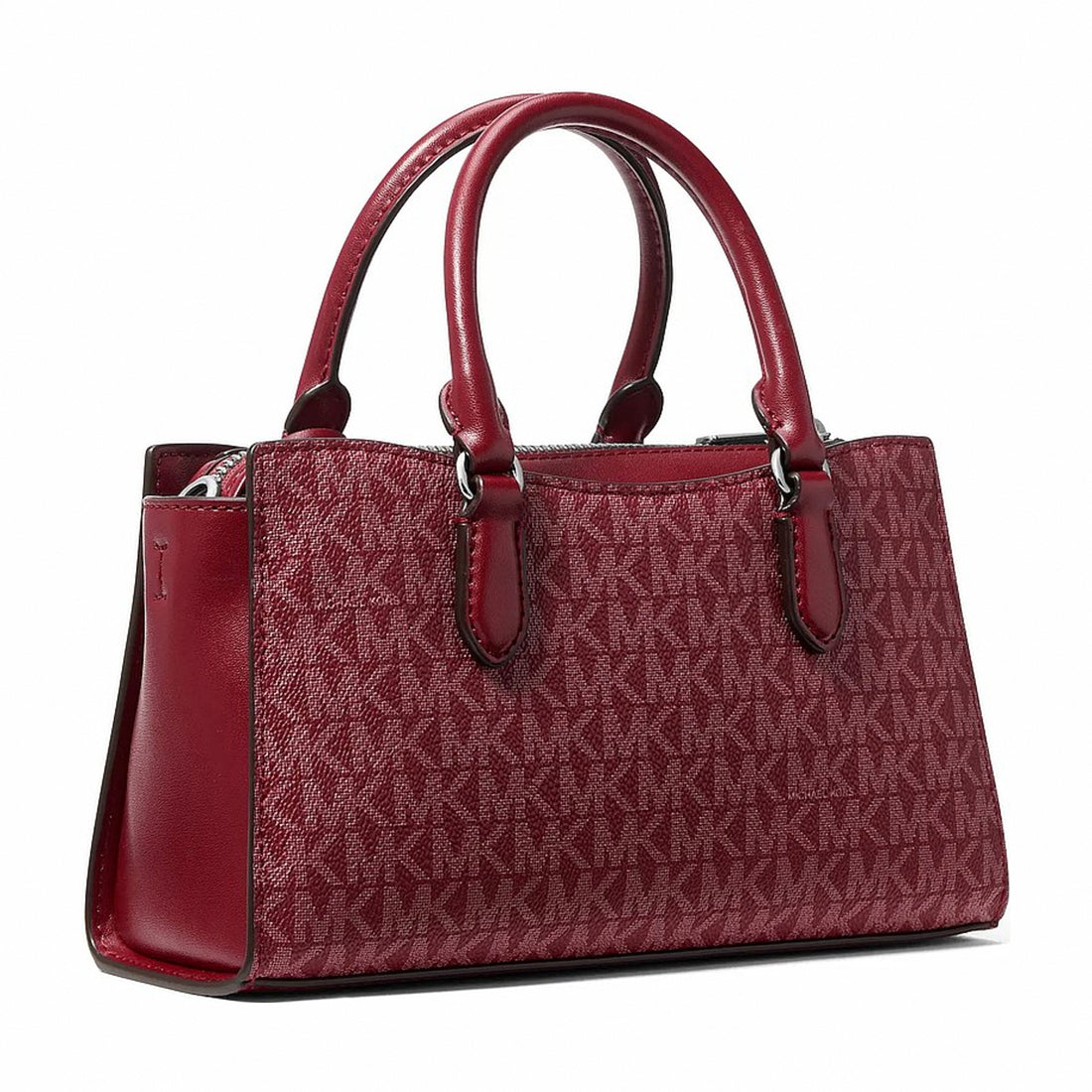 Michael Kors Arden Small Signature Logo Messenger Bag - MAROON