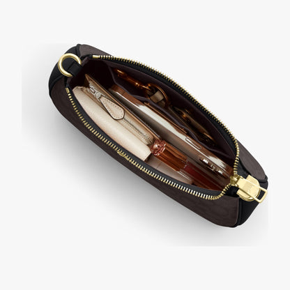 Coach Teri Shoulder Bag In Signature Canvas - Gold/Walnut/Black