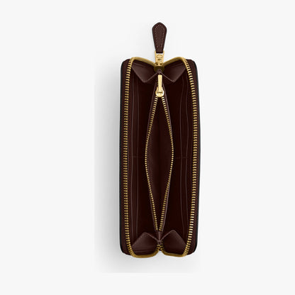 Coach New York Slim Accordion Zip Wallet - Brass/Maple