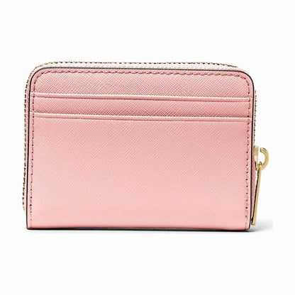 Michael Kors Jet Set Travel Medium Saffiano Leather Wallet - POWDER BLUSH