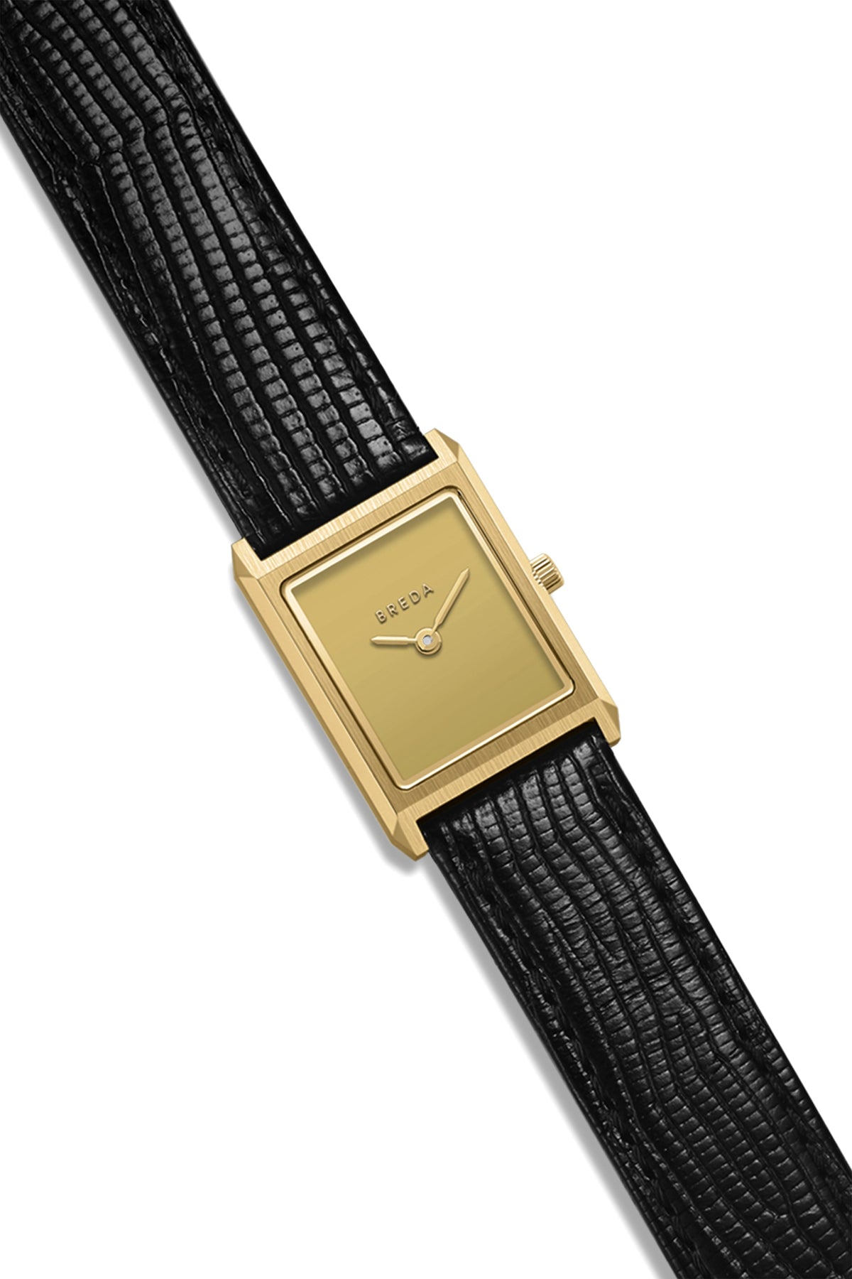 BREDA Virgil (Lizard Embossed) - Gold/Black