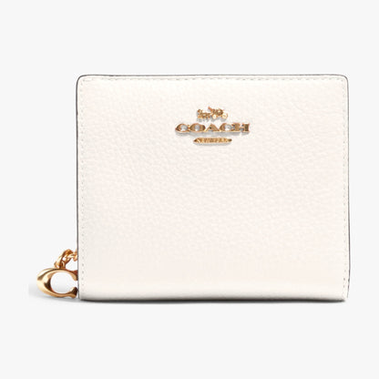 Coach Snap Wallet - Gold/Chalk