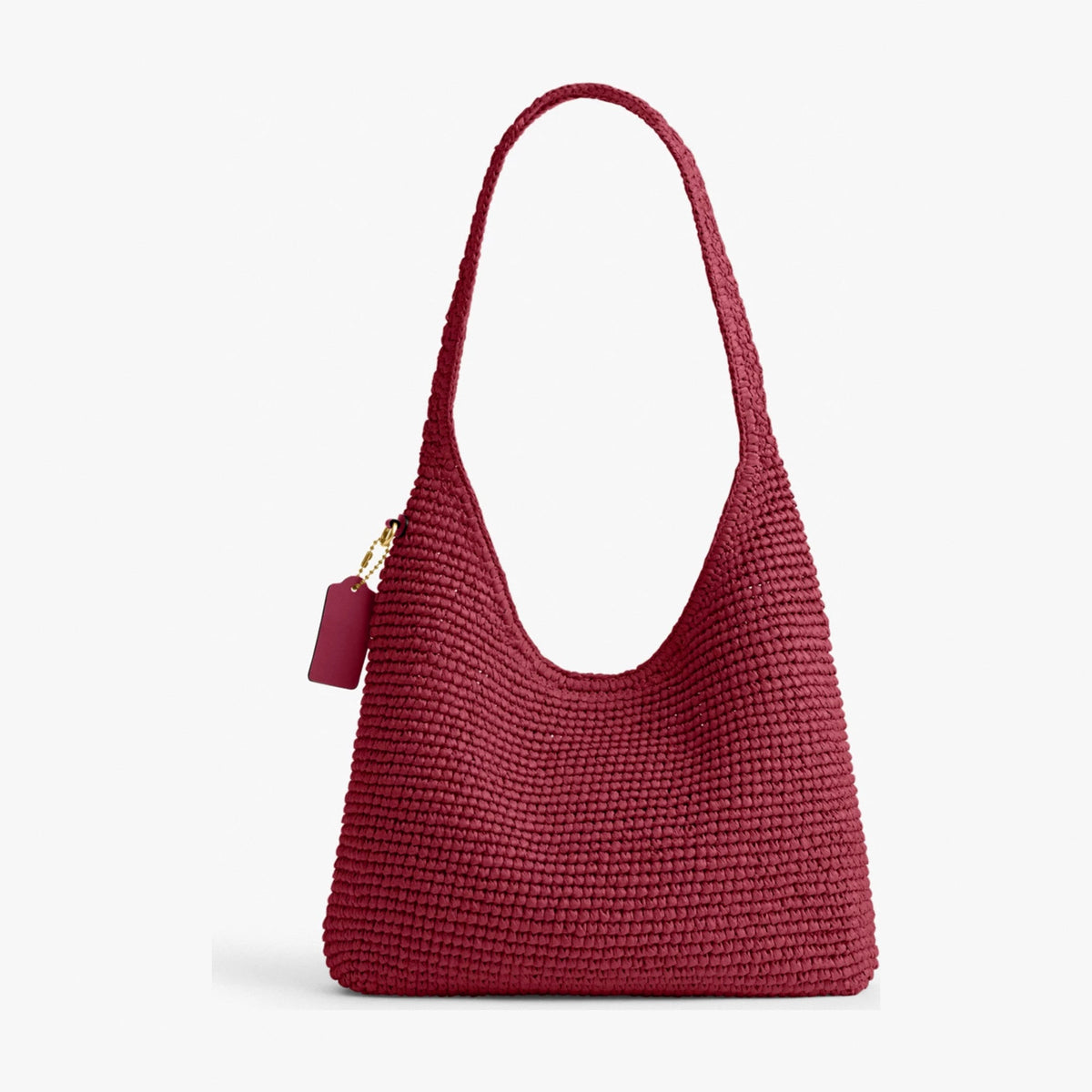 Coach Brooklyn Shoulder Bag 28 - Brass/Dark Fuchsia