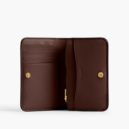 Coach Essential Slim Card Case - Brass/Maple