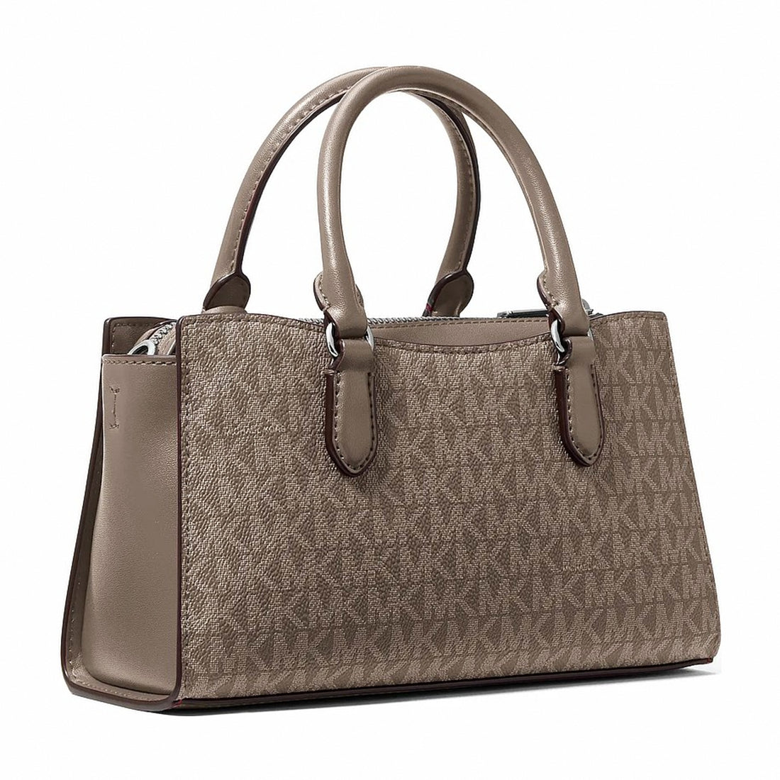 Michael Kors Arden Small Signature Logo Messenger Bag - MUSHROOM