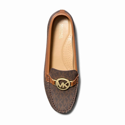 Michael Kors Fulton Signature Logo Moccasin - BROWN
