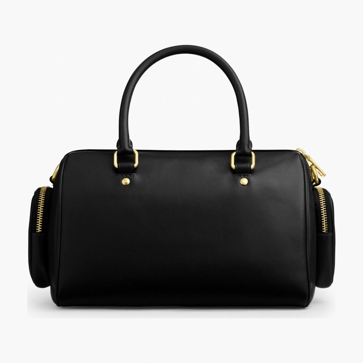 Coach Rowan Satchel Bag With Pockets - Gold/Black
