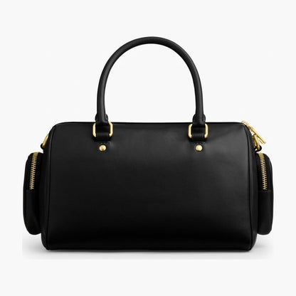 Coach Rowan Satchel Bag With Pockets - Gold/Black