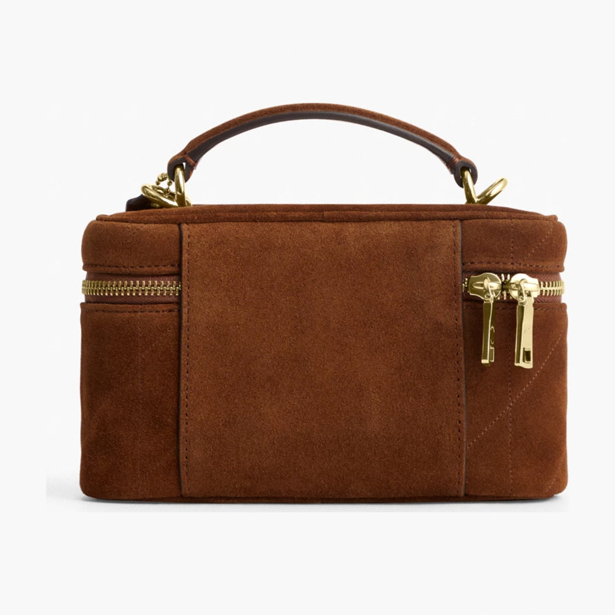 Coach Rainer Crossbody Bag 18 With Quilting - Gold/Warm Brown