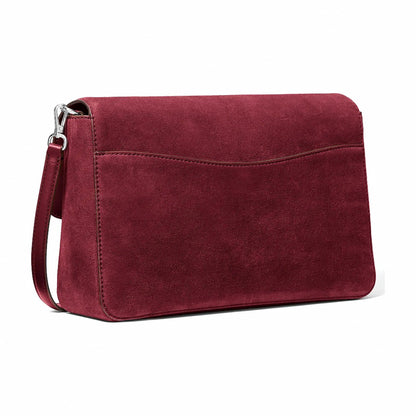 Michael Kors Kacey Large Convertible Shoulder Bag - MAROON