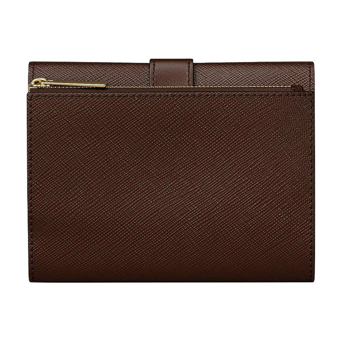 Michael Kors Greenwich Medium Saffiano Leather Trifold Wallet - NUTMEG