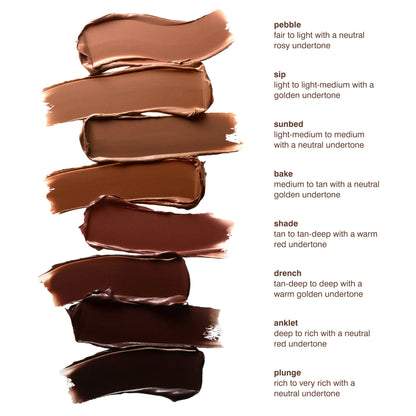Rhode Pocket Bronze Long-Wearing Cream Bronzer - pebble