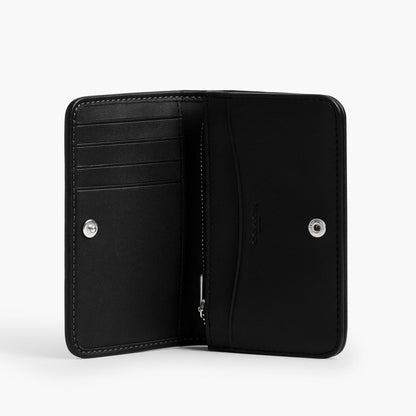 Coach Essential Slim Card Case With Crystal Signature - Silver/Black