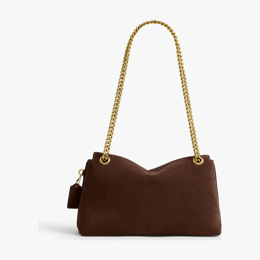 Coach Chelsea Shoulder Bag 30 With Chain - Brass/Dark Chocolate