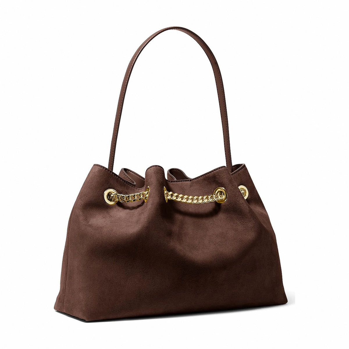 Michael Kors Mina Large Shoulder Bag - NUTMEG