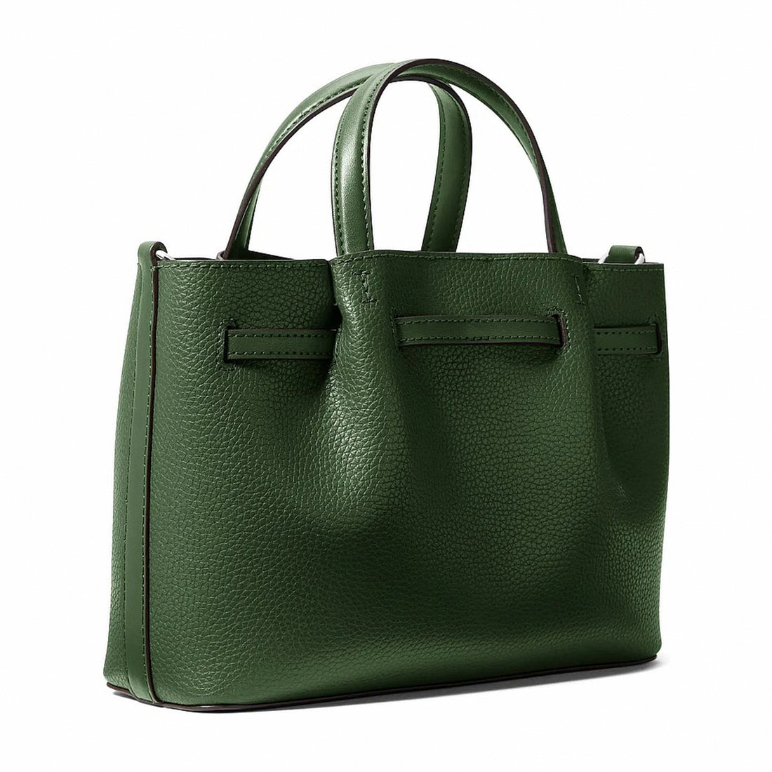 Michael Kors Carson Small Pebbled Leather Satchel - AMAZON GREEN