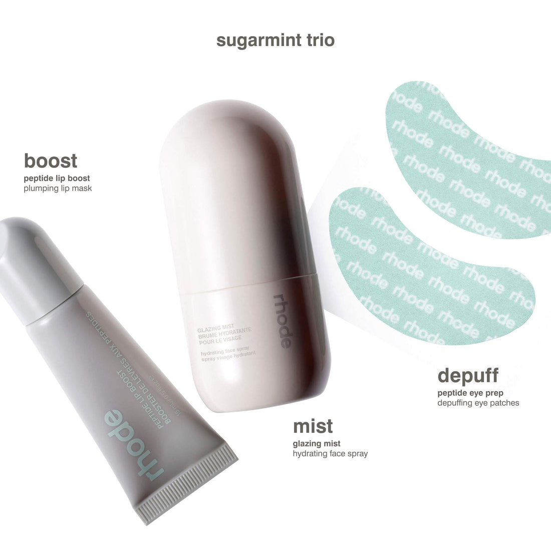 rhode Sugarmint Trio Limited Edition Skincare Set - Standart
