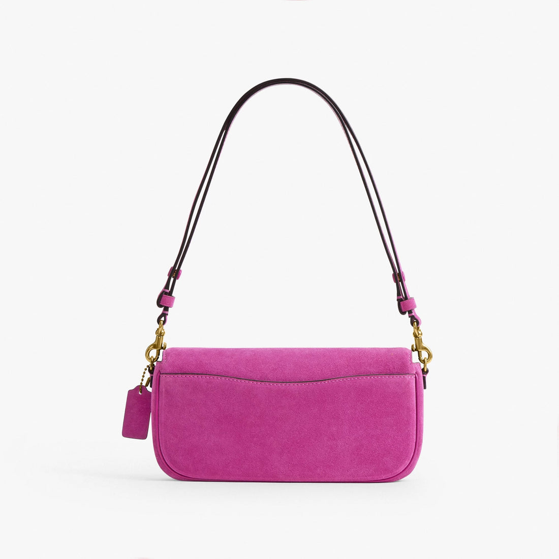 Coach Brook Flap Chain Bag - Brass/Magenta