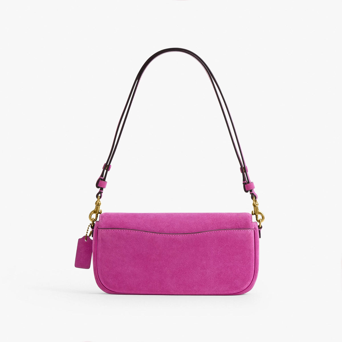 Coach Brook Flap Chain Bag - Brass/Magenta