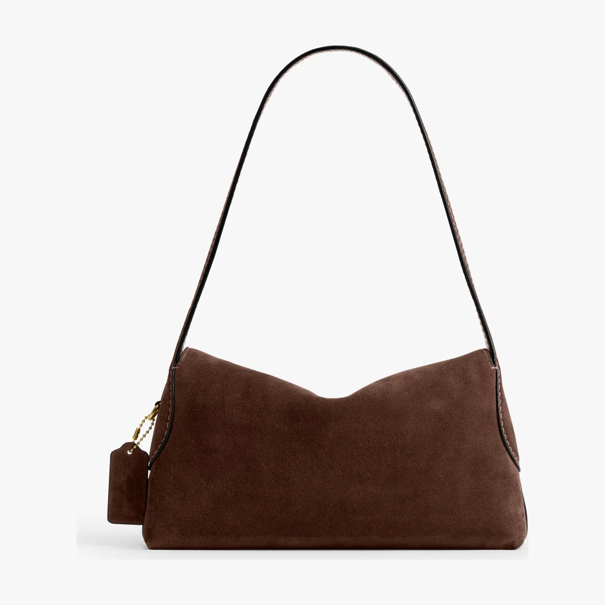 Coach Chelsea Shoulder Bag 26 - Brass/Dark Chocolate