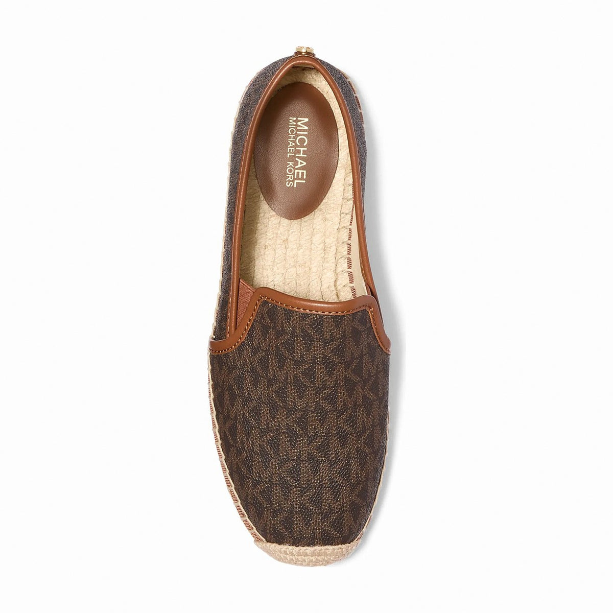 Michael Kors Hastings Signature Logo Slip-On Espadrille - BROWN
