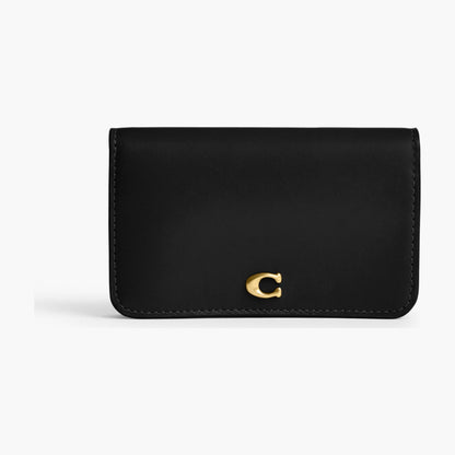 Coach Essential Slim Card Case - Brass/Black